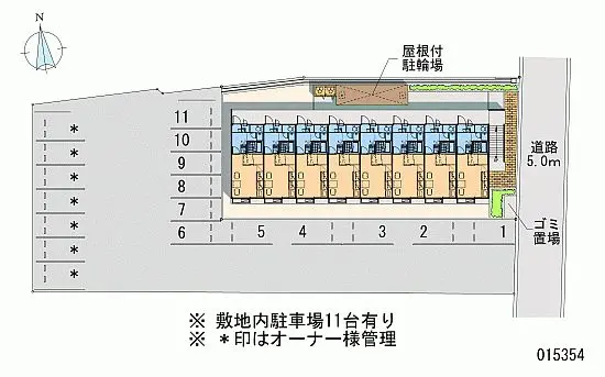 ★手数料０円★天理市二階堂上ノ庄町　月極駐車場（LP）